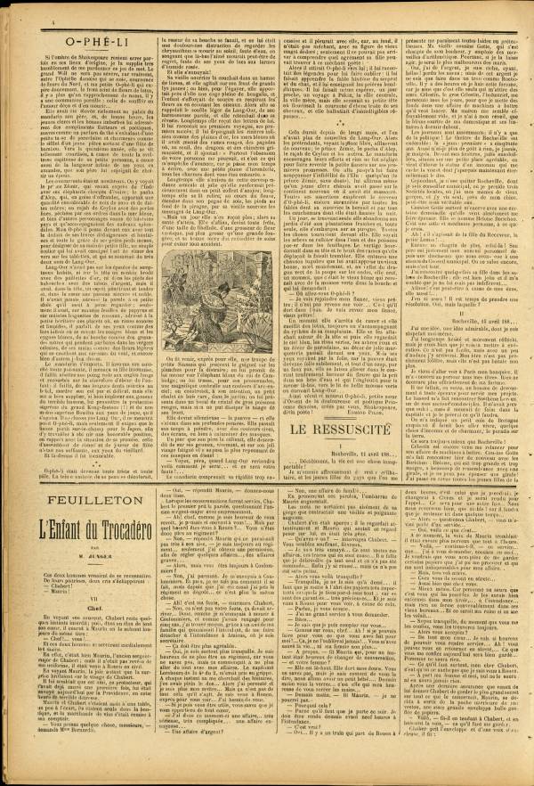 
						Affichage en mode lecture de la page
					