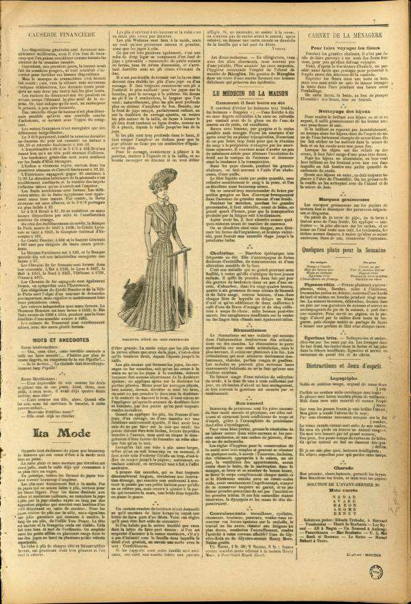 
						Affichage en mode lecture de la page
					