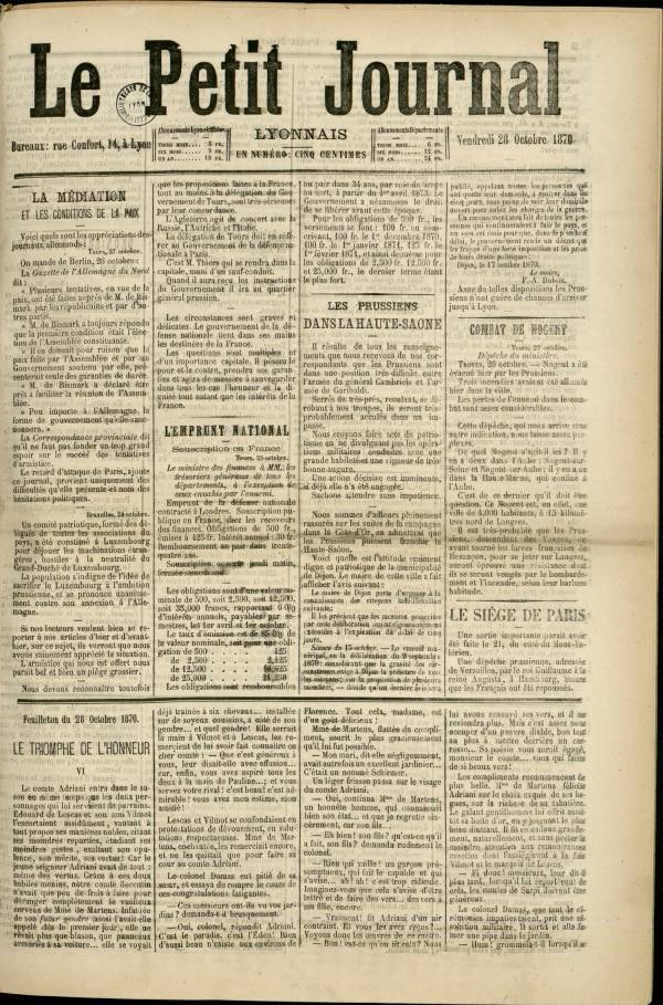 
						Affichage en mode lecture de la page
					