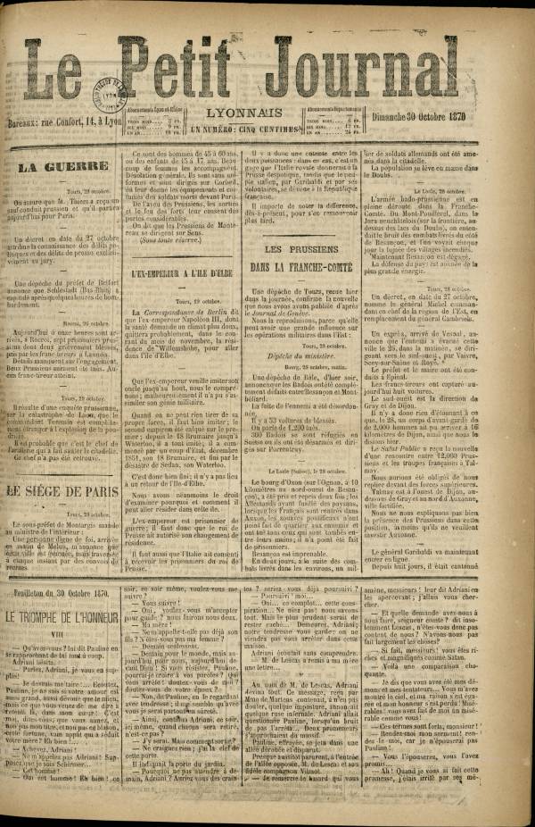 
						Affichage en mode lecture de la page
					