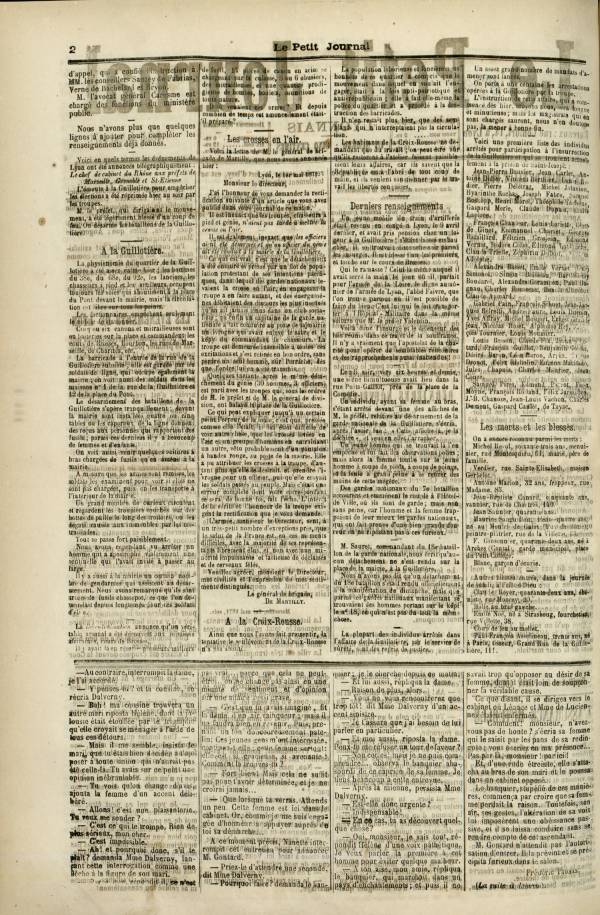 
						Affichage en mode lecture de la page
					