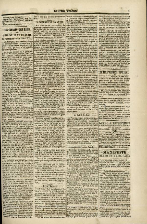 
						Affichage en mode lecture de la page
					