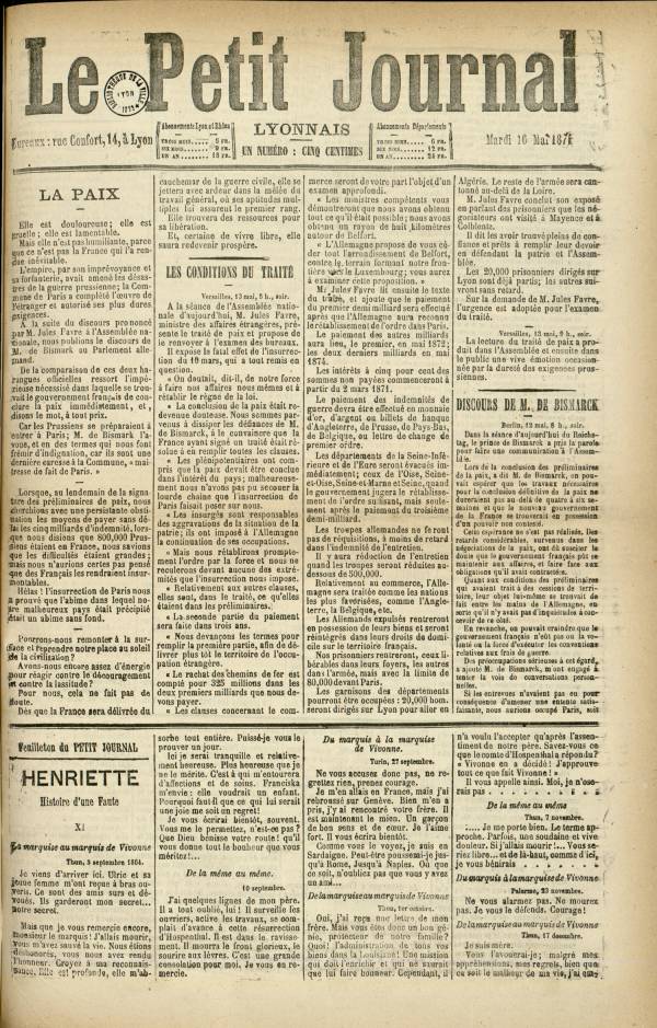 
						Affichage en mode lecture de la page
					