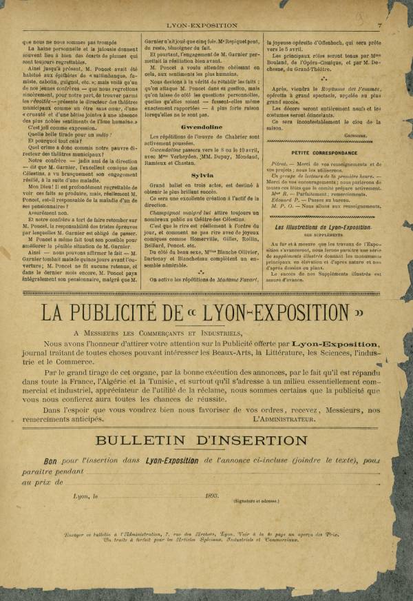 
						Affichage en mode lecture de la page
					