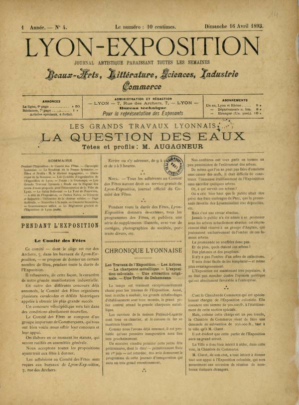 
						Affichage en mode lecture de la page
					