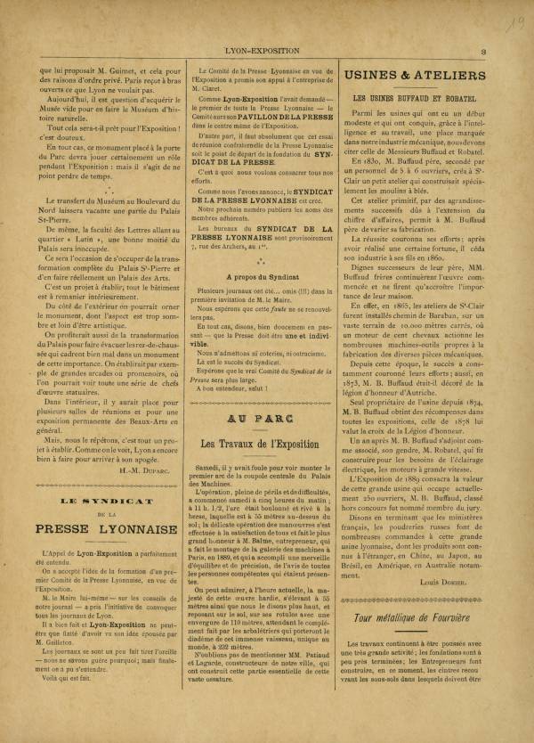 
						Affichage en mode lecture de la page
					