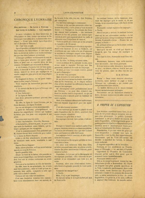 
						Affichage en mode lecture de la page
					