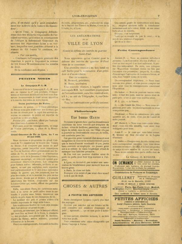 
						Affichage en mode lecture de la page
					