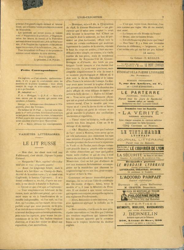 
						Affichage en mode lecture de la page
					