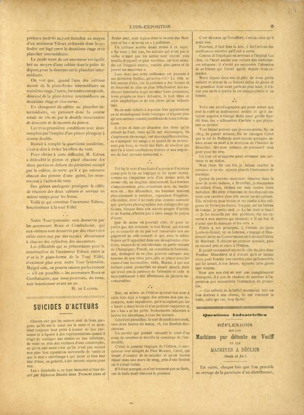 
						Affichage en mode lecture de la page
					