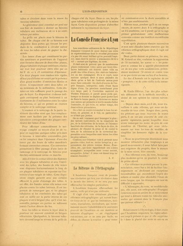 
						Affichage en mode lecture de la page
					