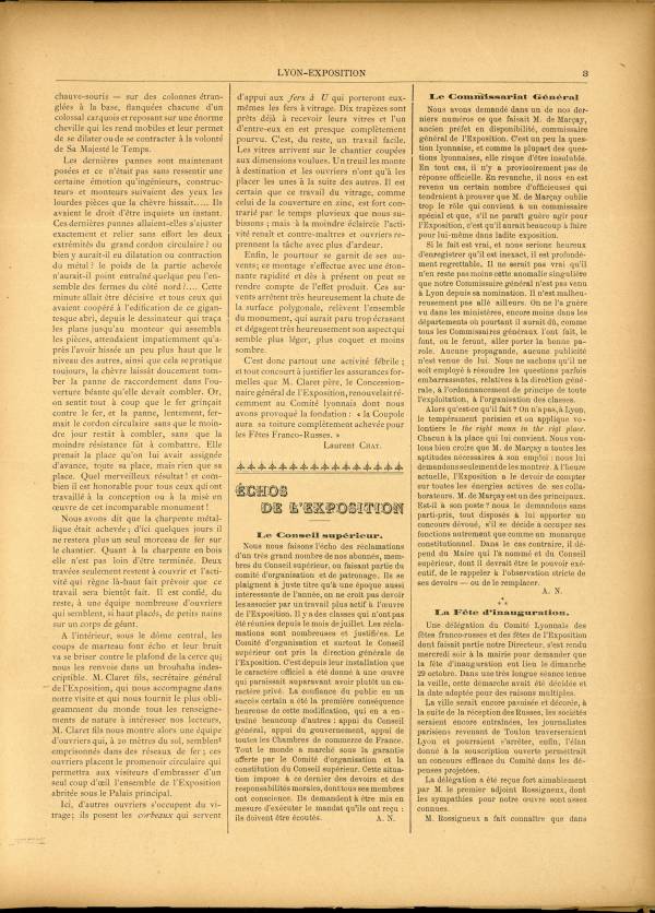 
						Affichage en mode lecture de la page
					
