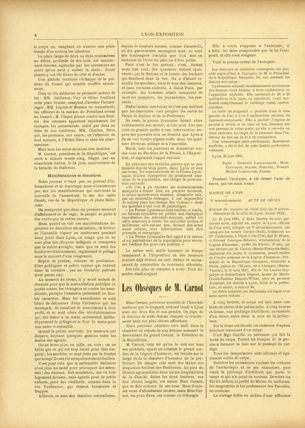 
						Affichage en mode lecture de la page
					