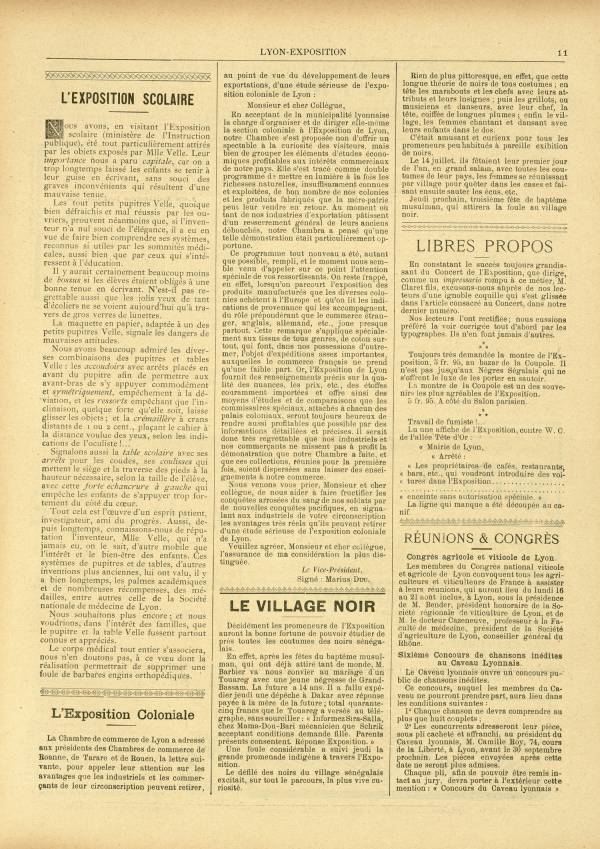 
						Affichage en mode lecture de la page
					