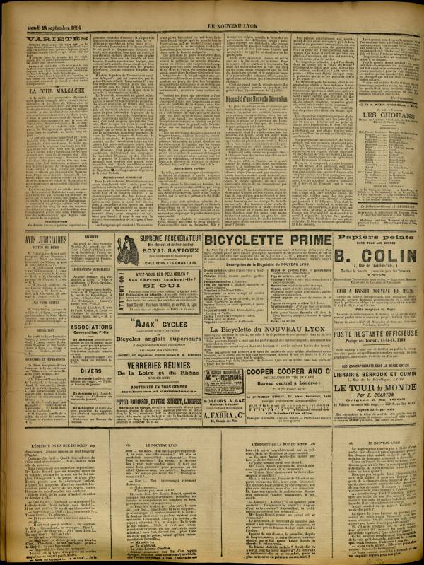 
						Affichage en mode lecture de la page
					