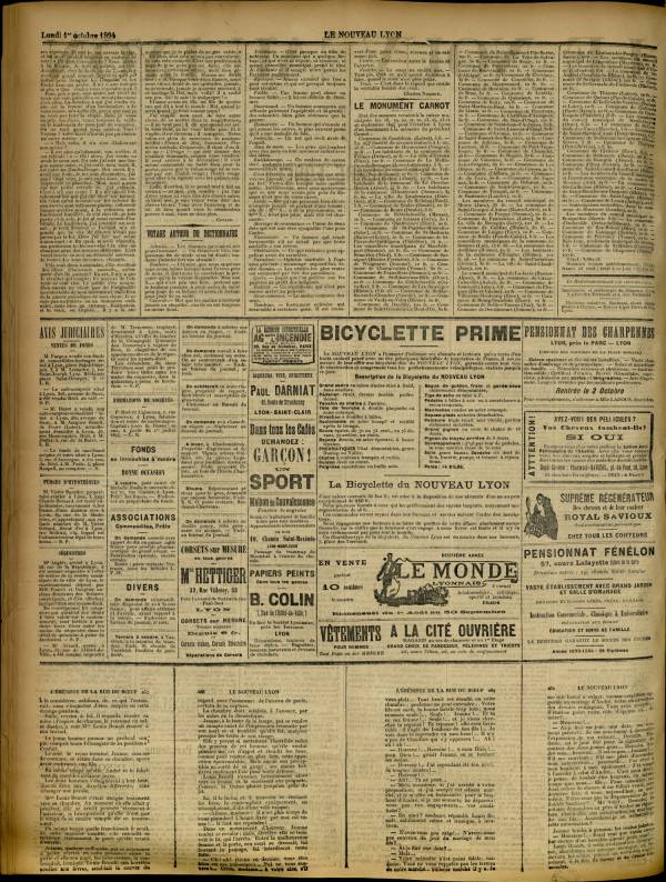 
						Affichage en mode lecture de la page
					