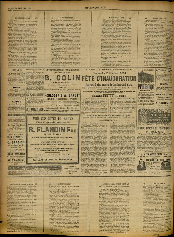 
						Affichage en mode lecture de la page
					