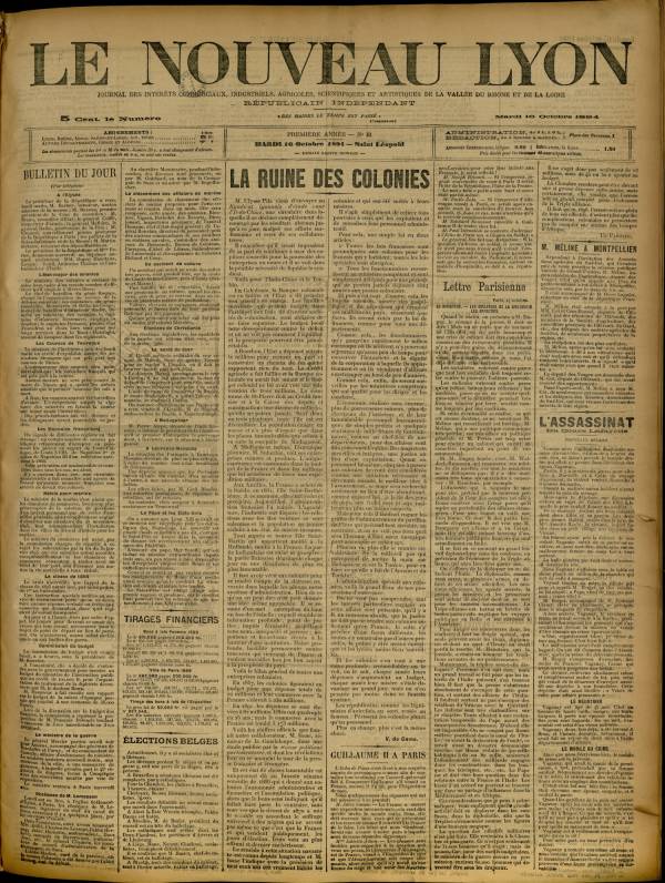 
						Affichage en mode lecture de la page
					