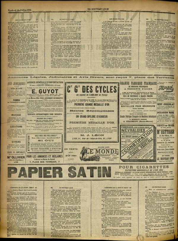 
						Affichage en mode lecture de la page
					