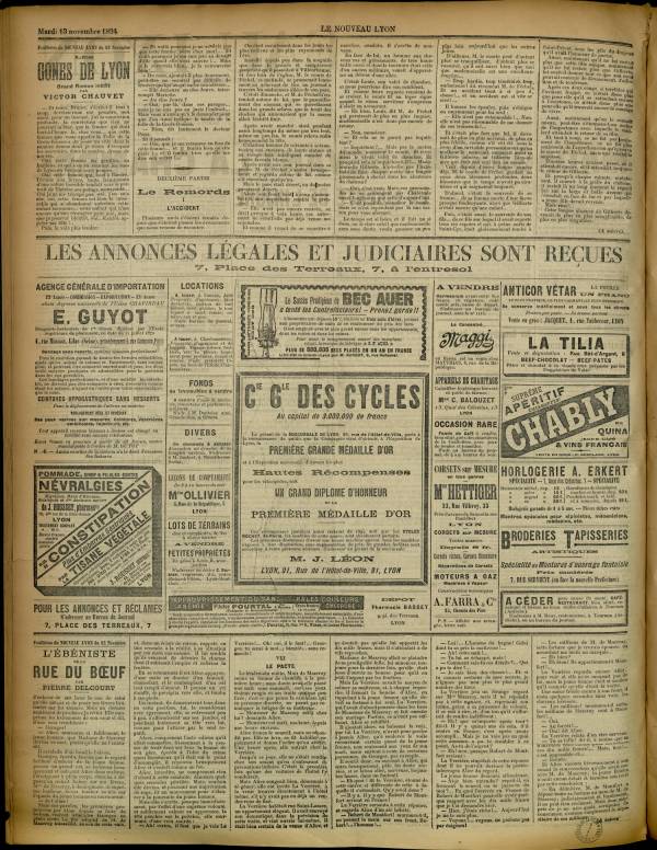 
						Affichage en mode lecture de la page
					