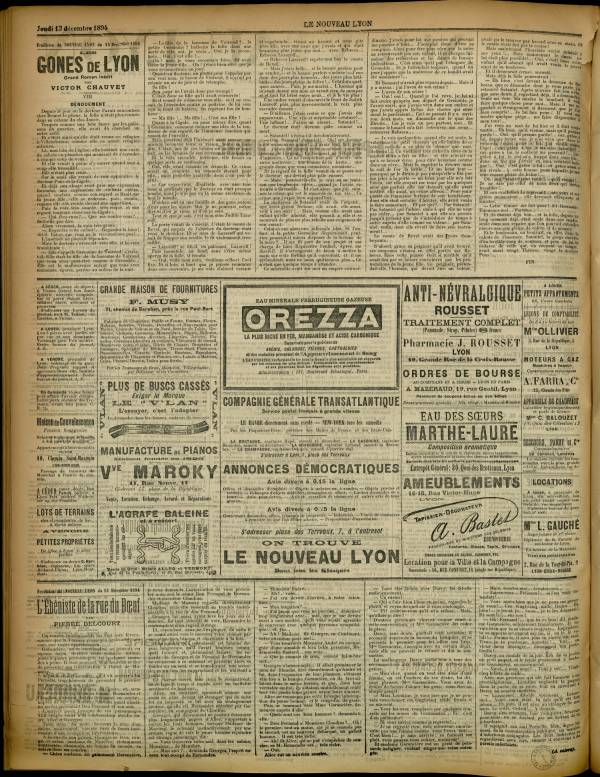 
						Affichage en mode lecture de la page
					