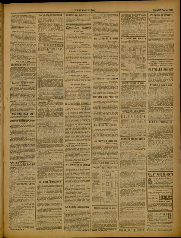 
						Affichage en mode lecture de la page
					