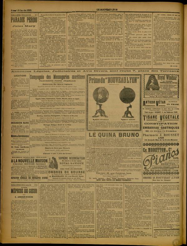 
						Affichage en mode lecture de la page
					