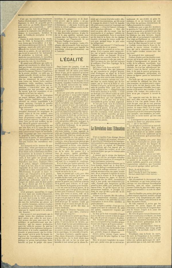 
						Affichage en mode lecture de la page
					