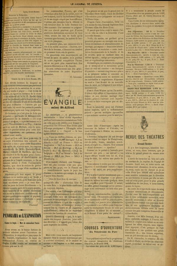 
						Affichage en mode lecture de la page
					