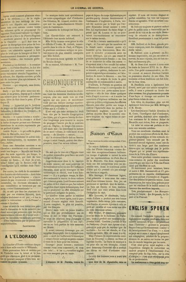 
						Affichage en mode lecture de la page
					