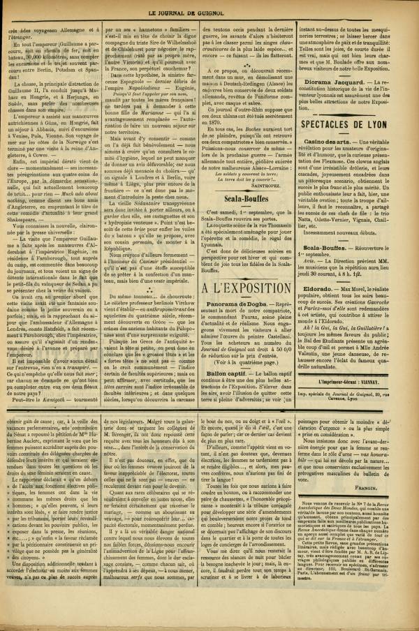 
						Affichage en mode lecture de la page
					