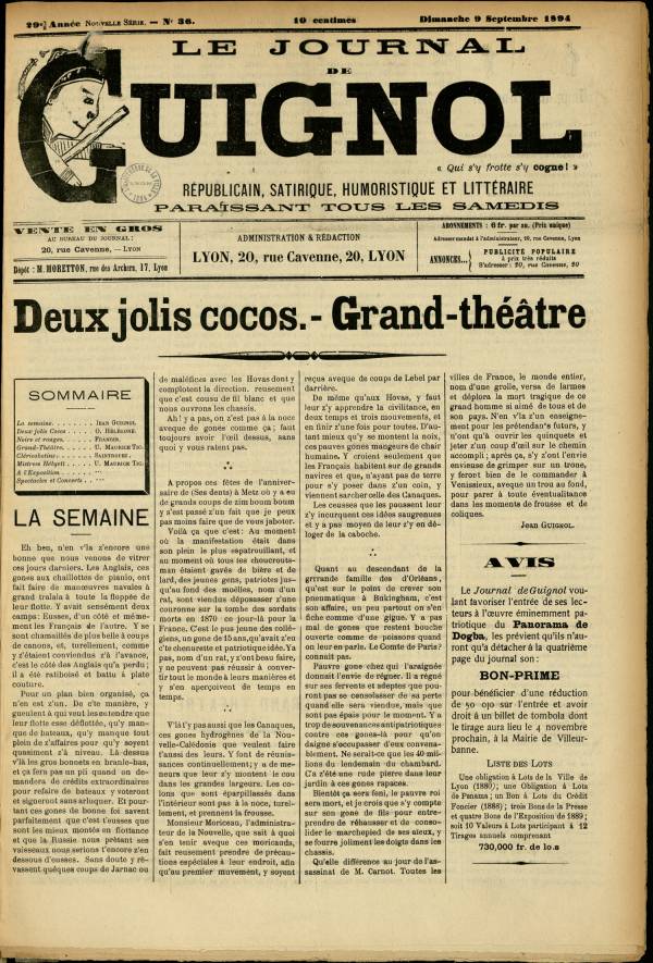 
						Affichage en mode lecture de la page
					