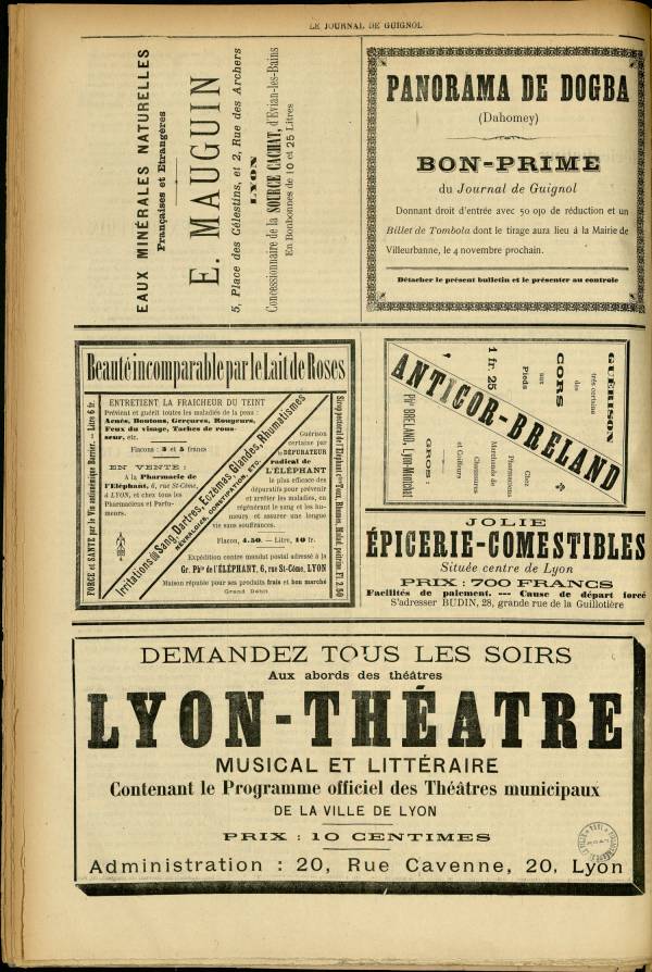 
						Affichage en mode lecture de la page
					