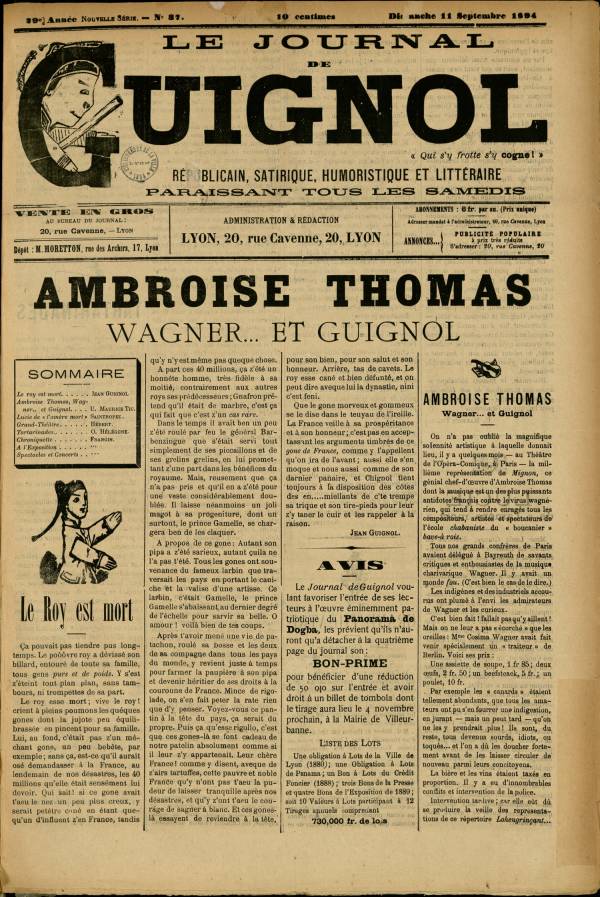 
						Affichage en mode lecture de la page
					