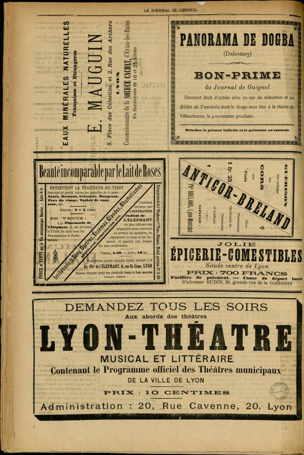 
						Affichage en mode lecture de la page
					