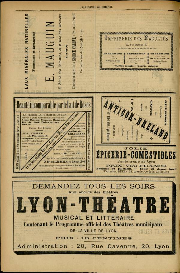
						Affichage en mode lecture de la page
					