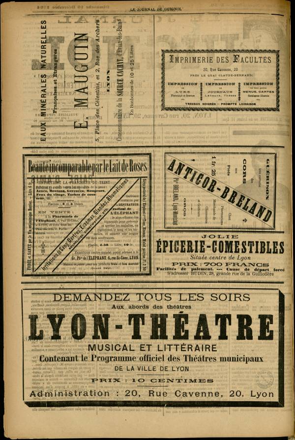 
						Affichage en mode lecture de la page
					