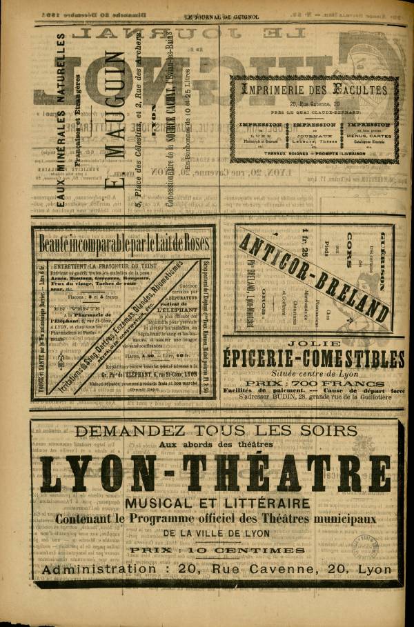 
						Affichage en mode lecture de la page
					