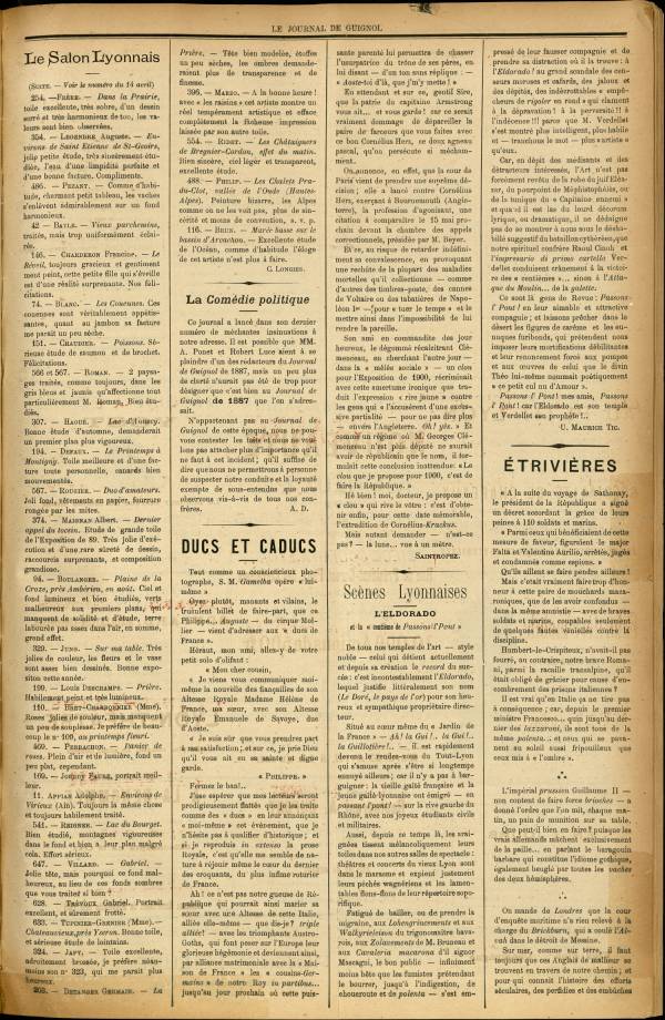 
						Affichage en mode lecture de la page
					