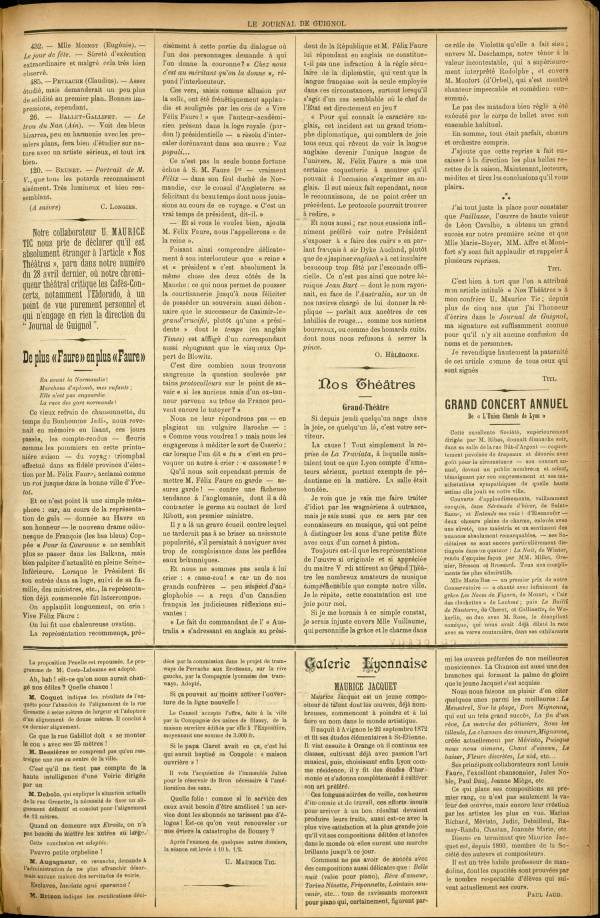 
						Affichage en mode lecture de la page
					