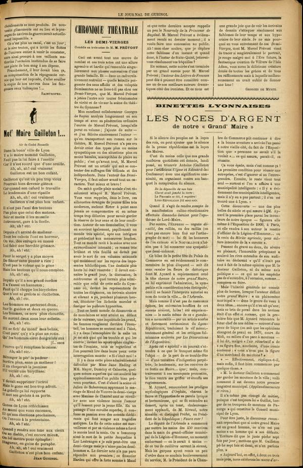 
						Affichage en mode lecture de la page
					