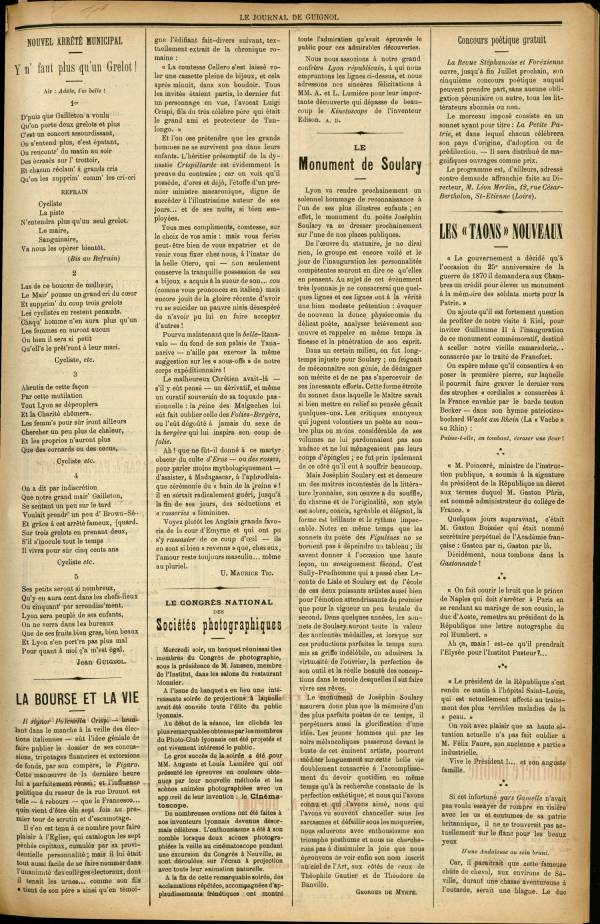 
						Affichage en mode lecture de la page
					