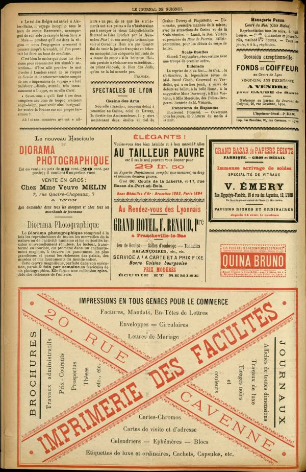 
						Affichage en mode lecture de la page
					