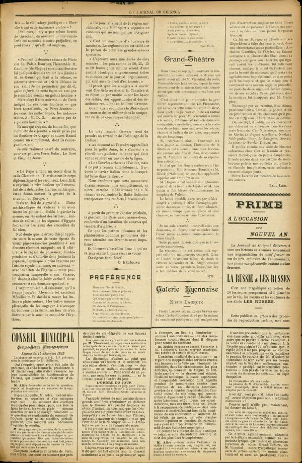 
						Affichage en mode lecture de la page
					