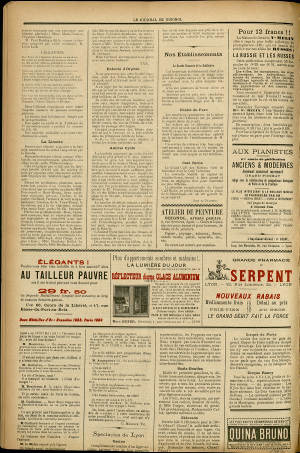 
						Affichage en mode lecture de la page
					