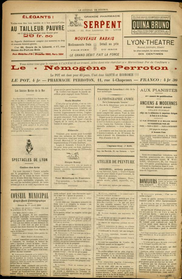 
						Affichage en mode lecture de la page
					