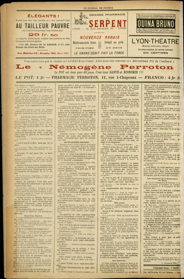 
						Affichage en mode lecture de la page
					