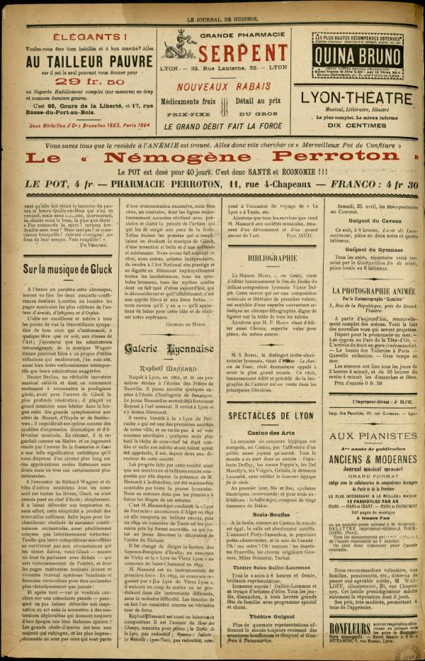 
						Affichage en mode lecture de la page
					