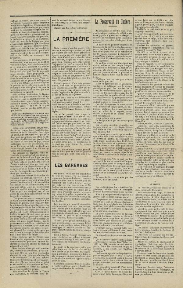 
						Affichage en mode lecture de la page
					