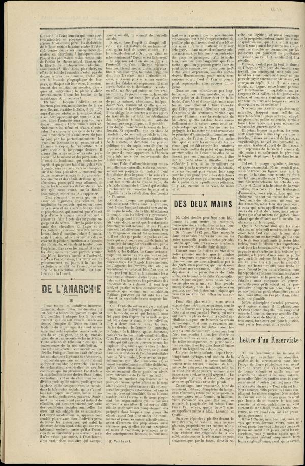 
						Affichage en mode lecture de la page
					